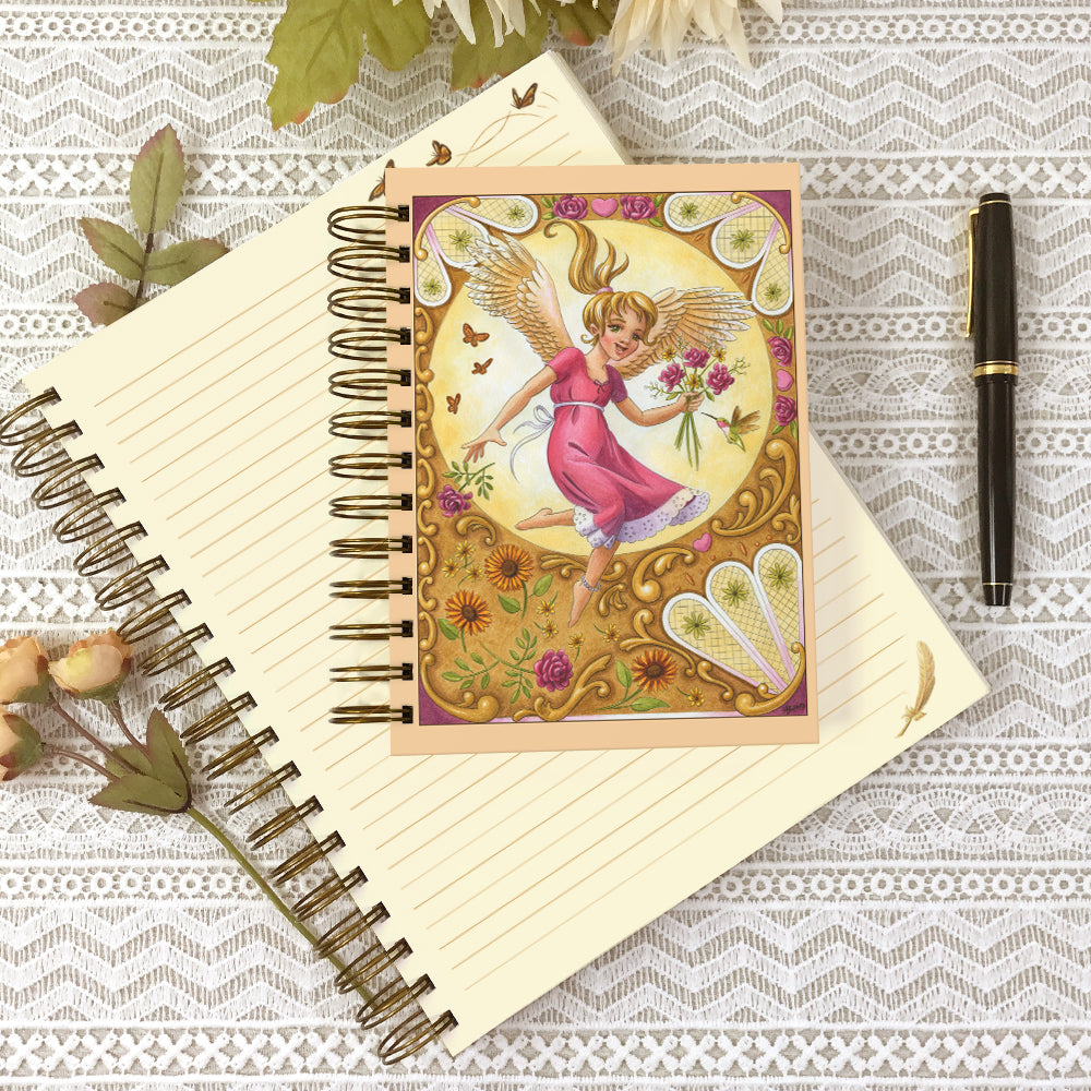 A 5x7 and an 8x10 Angel Blessings journals.